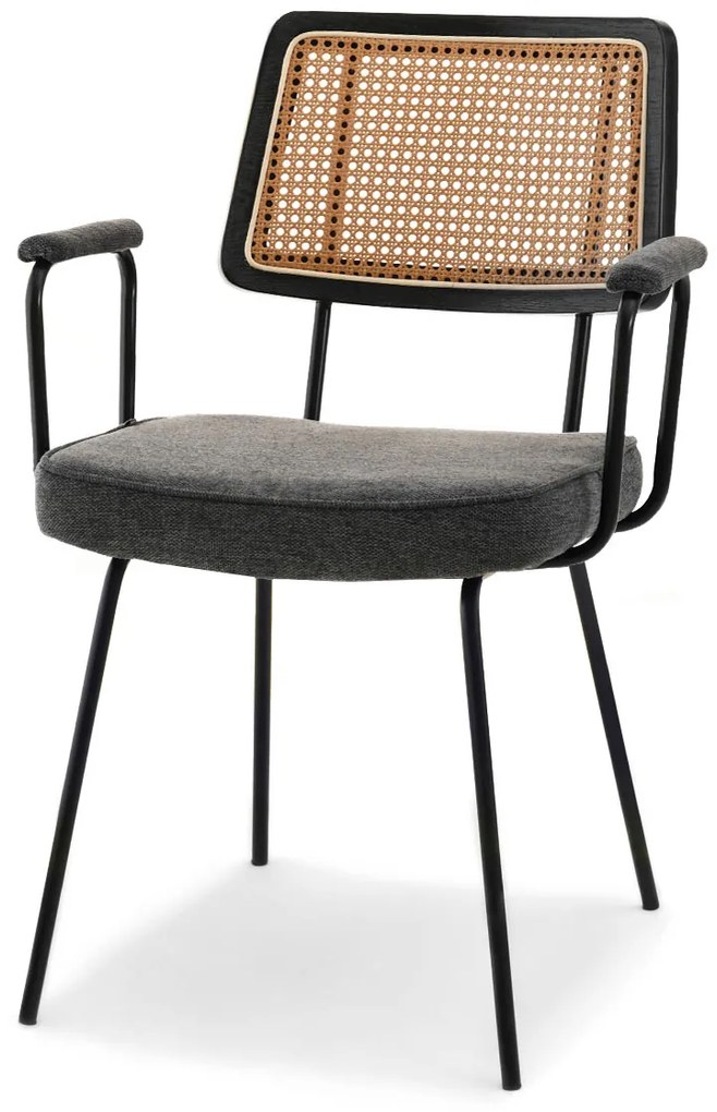 Scaun Cleo (grafit + negru). Promo -9%. 1110977