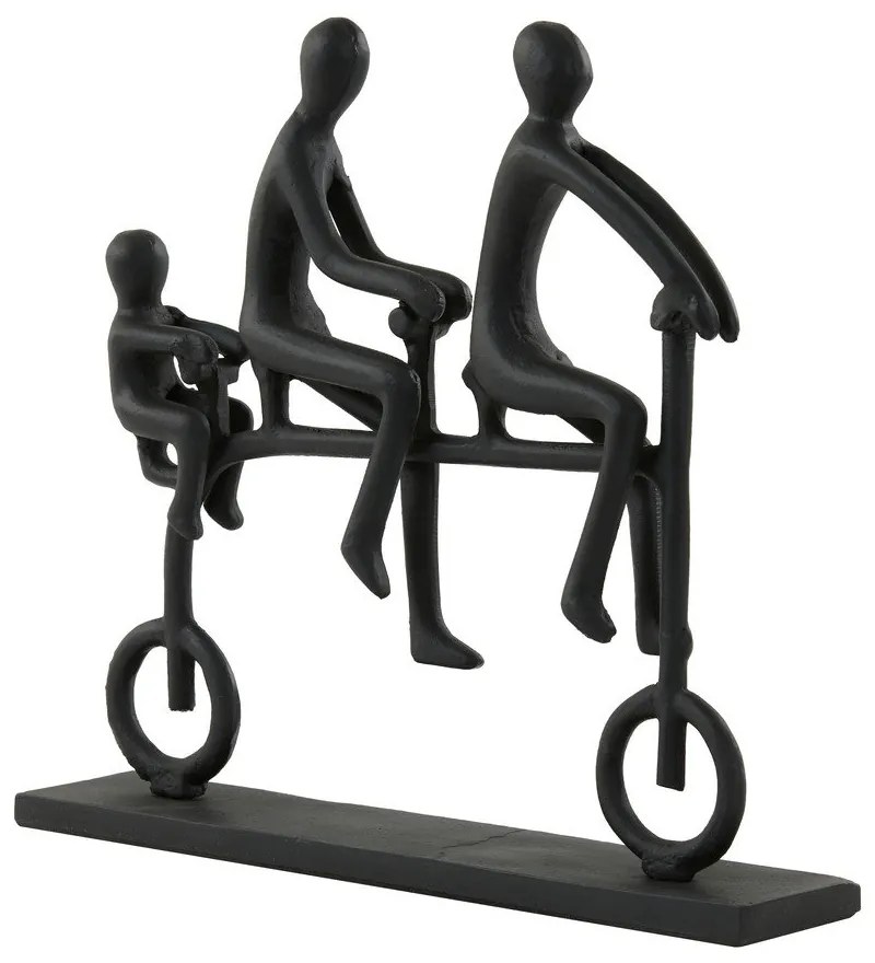 Statuetă din metal (înălțime 32 cm) Cycle – Light &amp; Living
