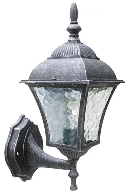 Aplica de perete exterior IP43, up light, argintiu antic Toscana 8397 RX