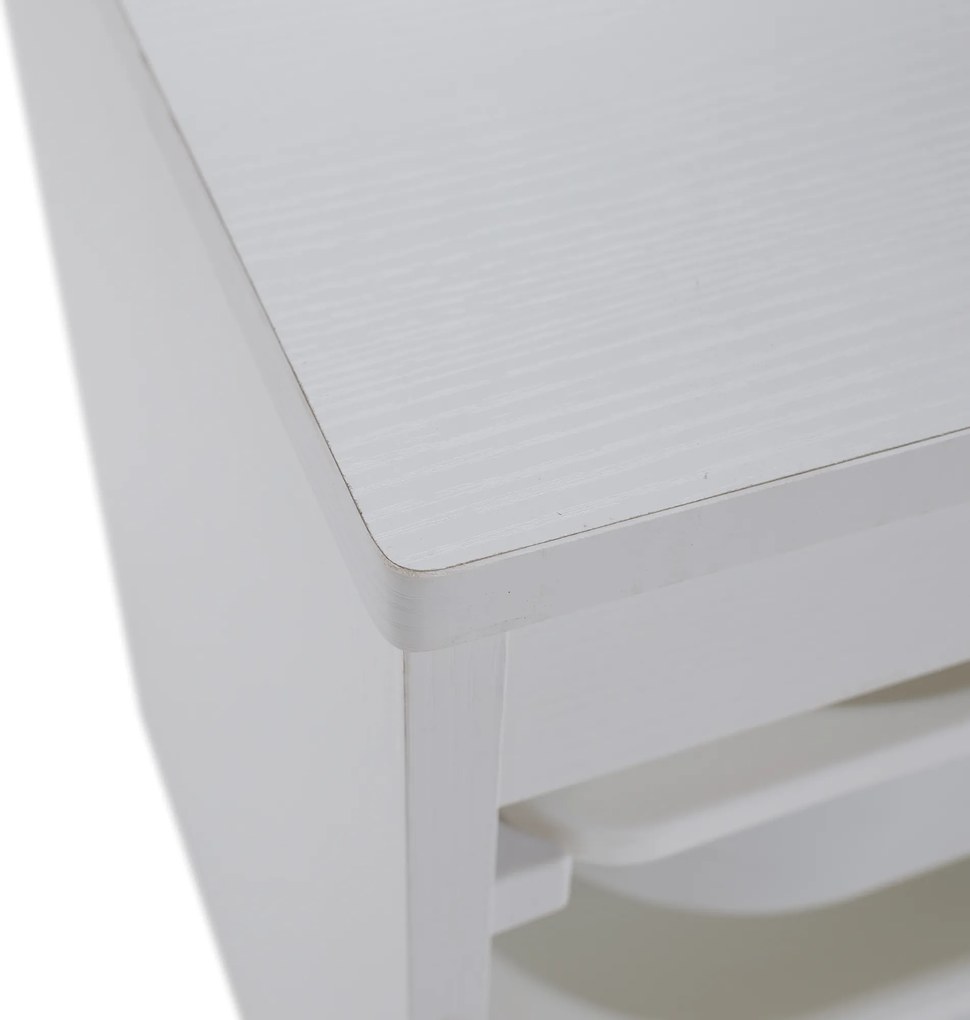 Organizator cu cutii de depozitare, alb, TRIMAL