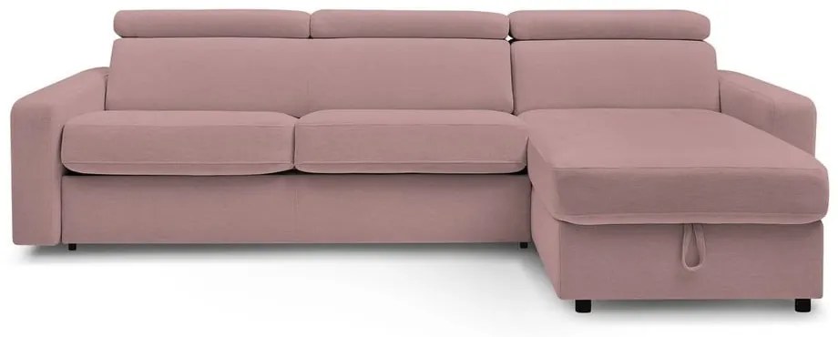 Colțar roz extensibil (cu colț variabil) Monaco – Bobochic Paris