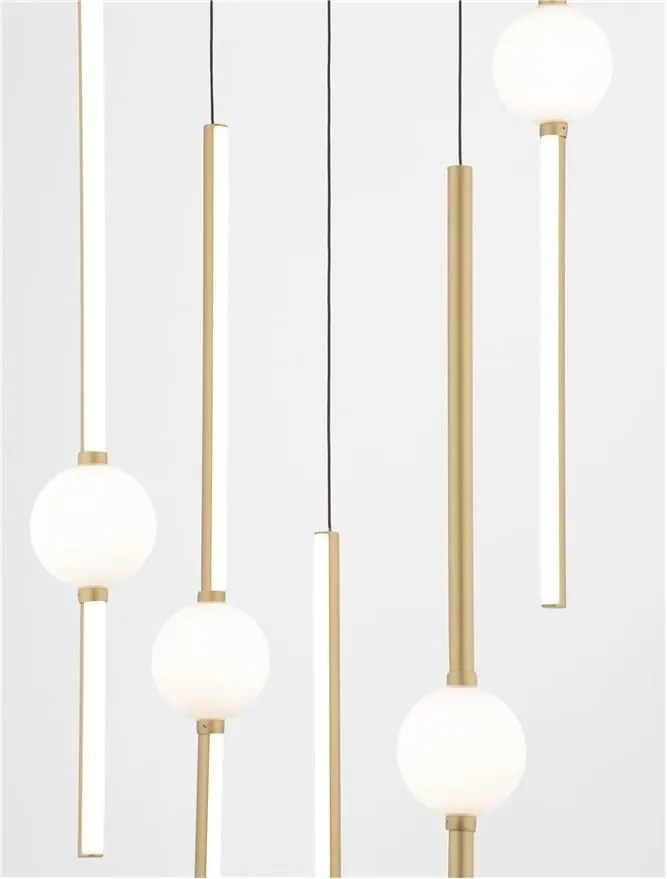 Lustra dimabila cu 5 pendule LED design modern ACROBAT