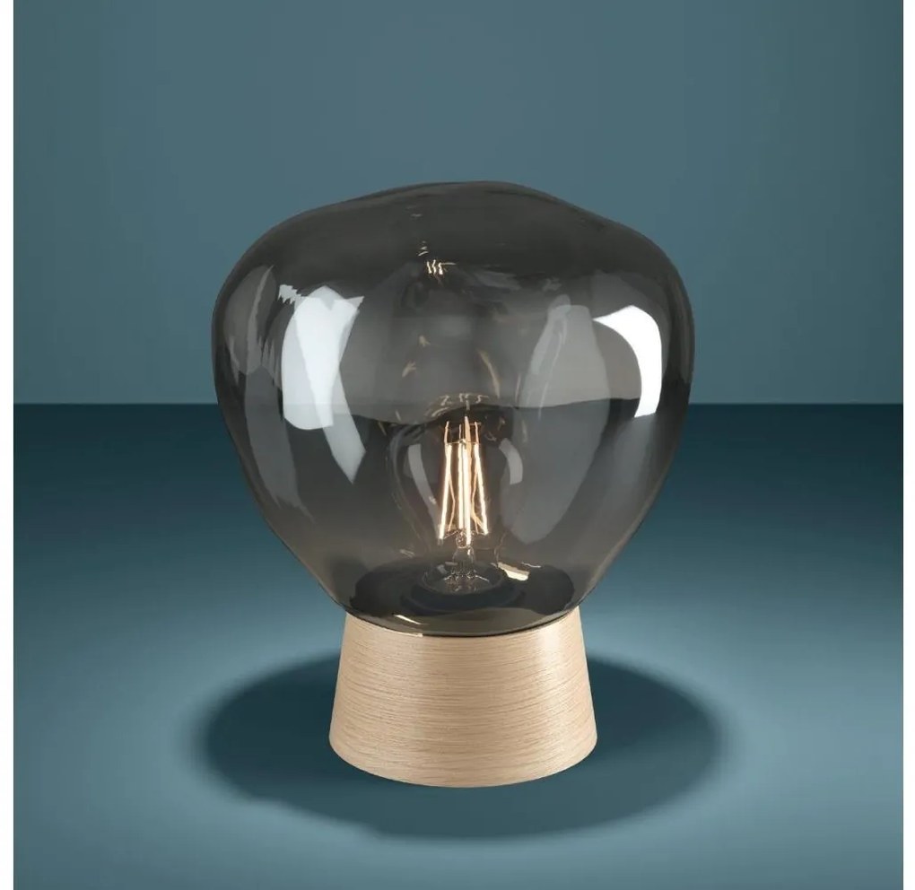 Lampă de masă Eglo 390321 MAGACELA 1xE27/40W/230V fumuriu