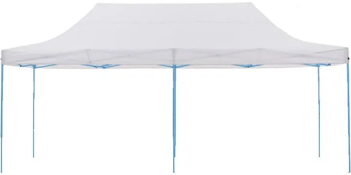 Pavilion pliant 2,9x5,7m-alb, cu geanta de transport