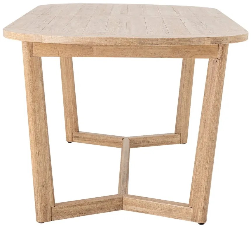 Masă de dining din lemn de arbore de cauciuc 100x200 cm Serrone – Bloomingville