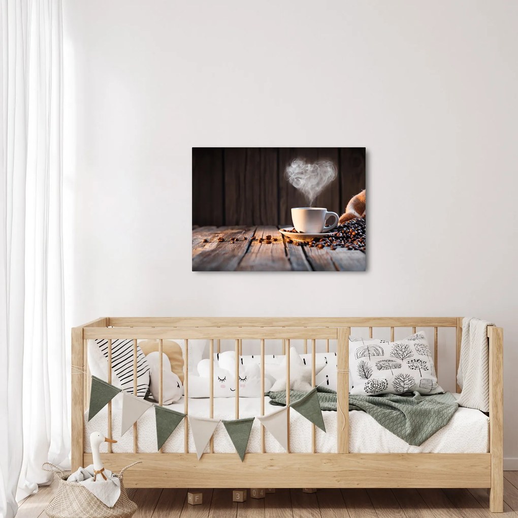 Tablou - Timp pentru cafea (70x50 cm)