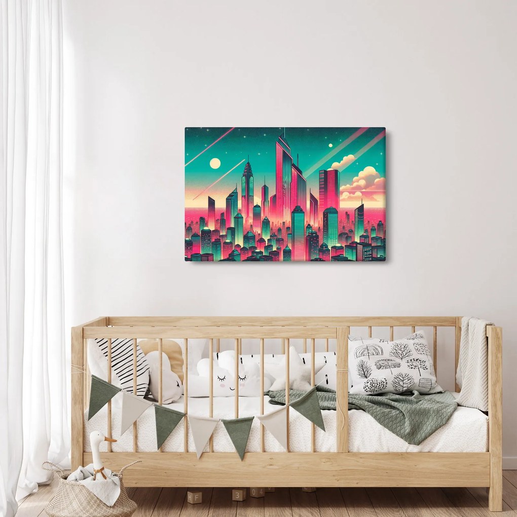 Tablou – Metropolă în stil pop-art (90x60 cm)