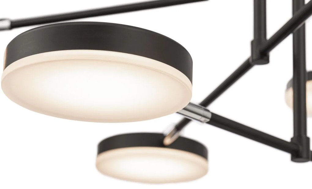 Lustra LED design tehnic Fad negru MYMOD070PL-L38B3K