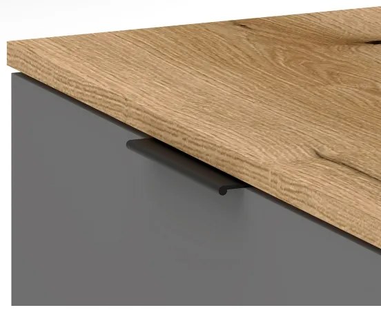 Mobilier pentru hol KLEO, maro/grafit