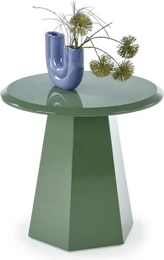 Masuta cafea LOCA, verde deschis, 50x47 cm