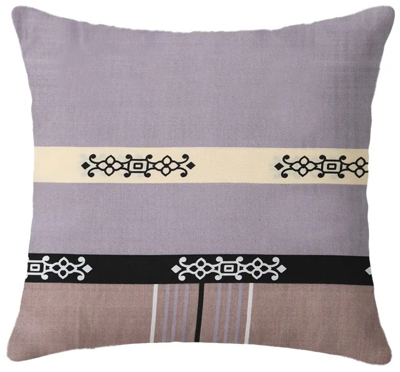 Set 2 bucati fete de perna decorative DANIELA 45x45 cm, bej