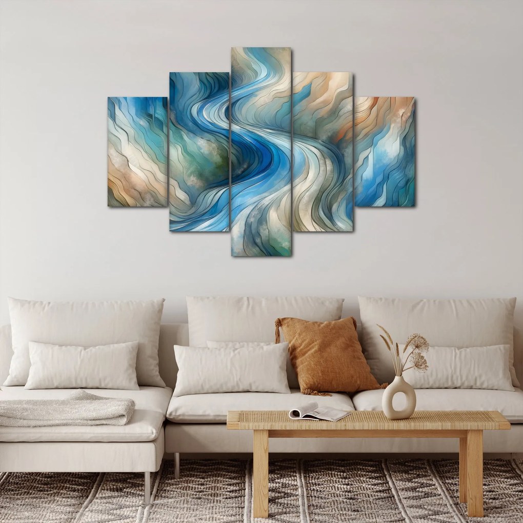Tablou - Curent abstract (150x105 cm)