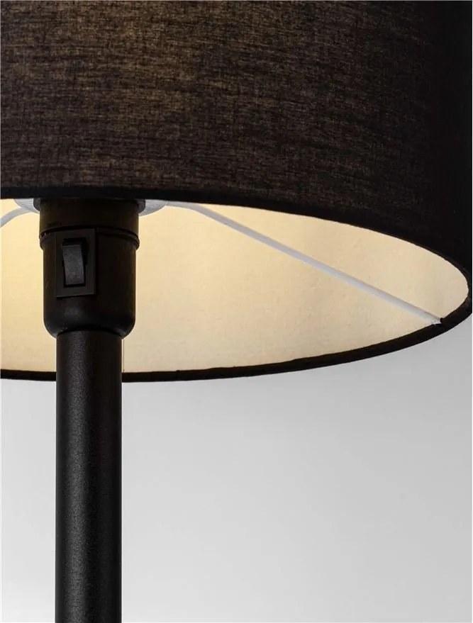 Veioza/Lampa de masa design decorativ SIBNIA negru