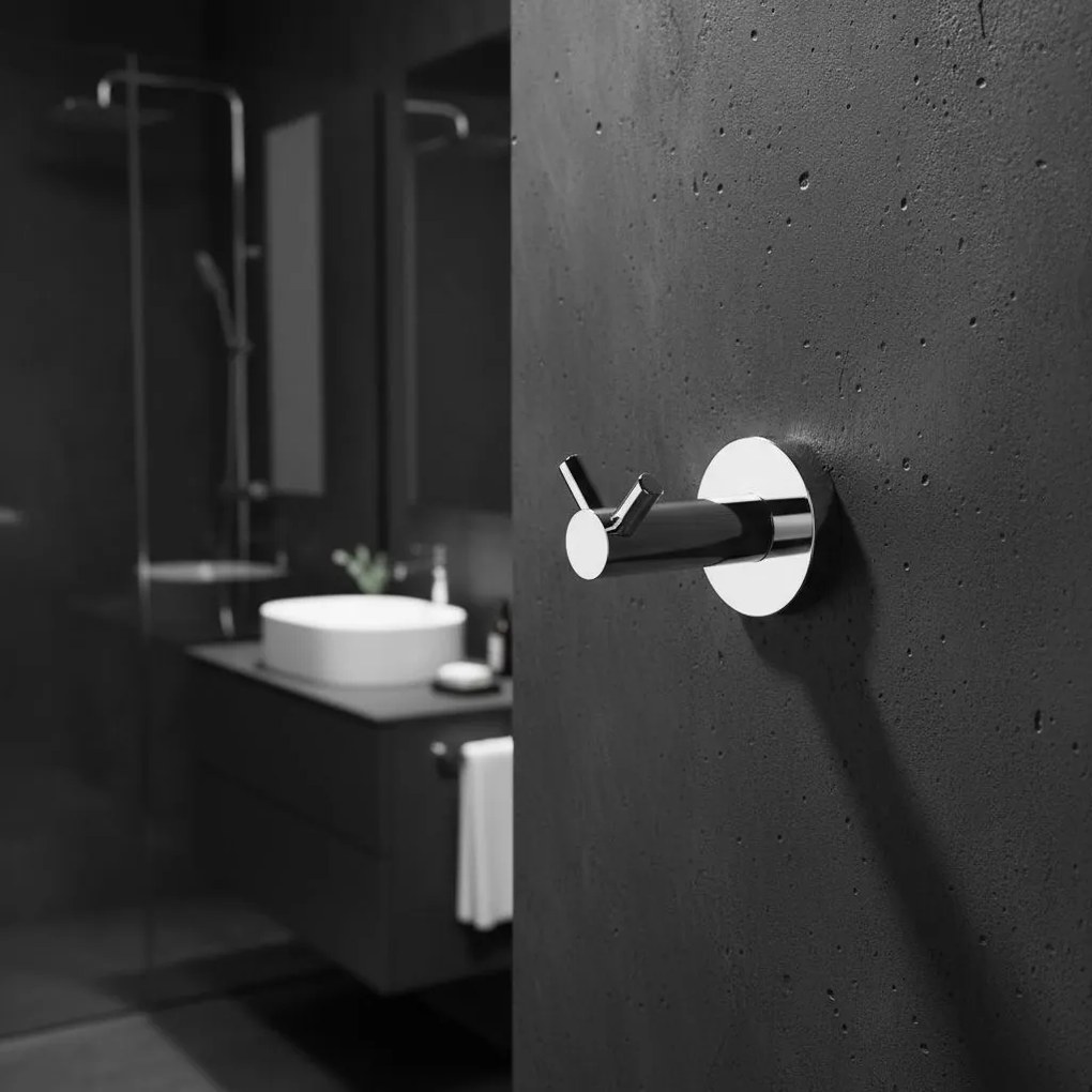 Cuier de baie 5605 Leo Chrome