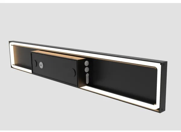 Brilagi - Aplică LED solară de perete SUN LED/4W/230V 60 cm 4000 mAh IP44