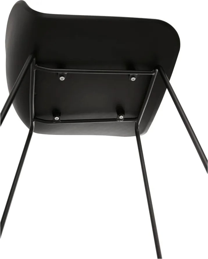 Scaun de bar Kokoon Slade, înălțime 85 cm, negru