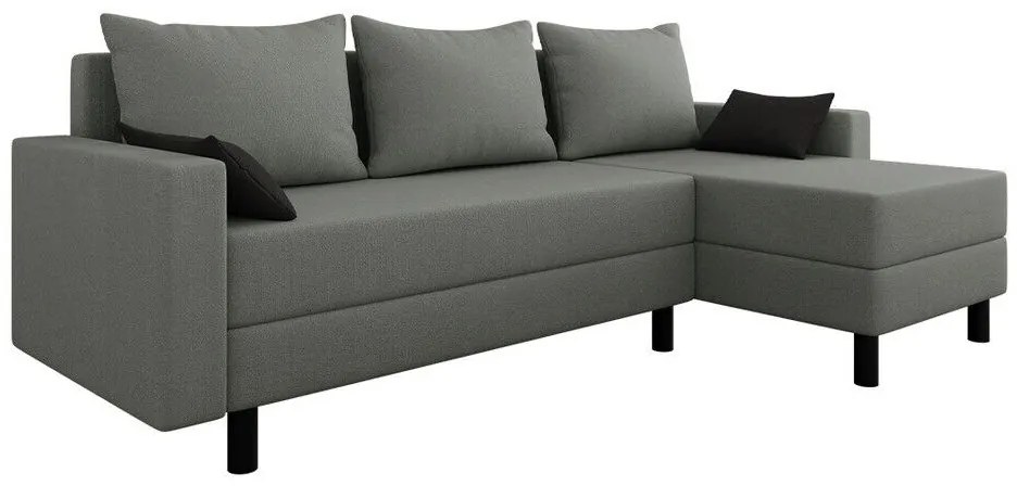 Colțar Delaware 100 Cutie de pat, 238x123x65cm, 94 kg, Picioare: Plastic