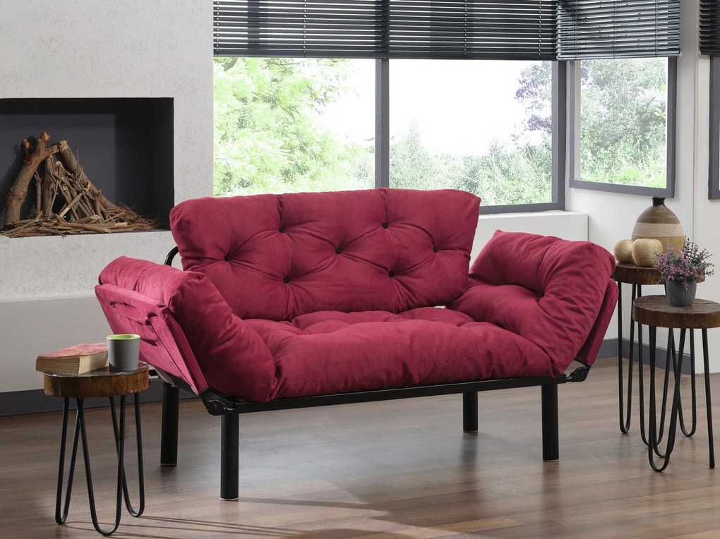 Canapea extensibila cu 2 Locuri Mocca, 155 x 85 x 73 cm