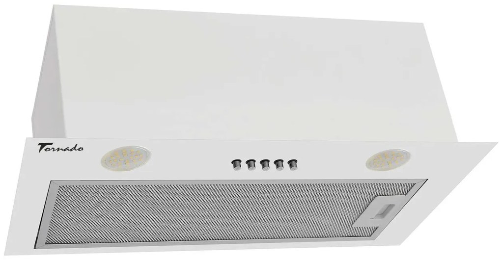 Hota Incorporabila Tornado DRYTH 960 (52) LED, 1 motor Turbo, latime 52 cm, absorbtie 960 m3/ora, filtru anti-grasimi aluminiu 5 straturi, ALB