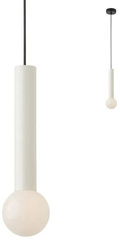 Lustra LED Pe Cablu, ALB, Lumina neutra, 6W