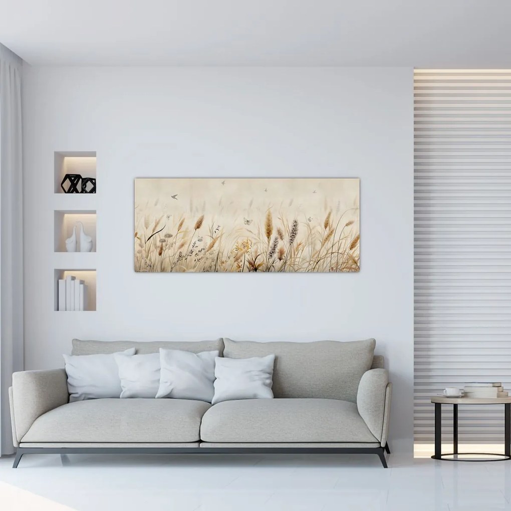 Tablou - Pajiște sălbatică (120x50 cm)