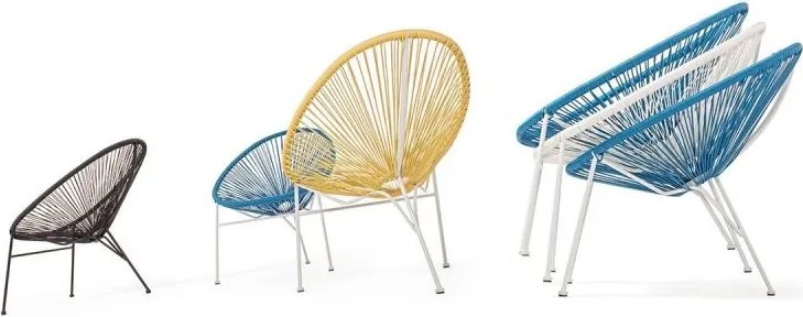 Scaun design modern albastru DOROTHY 0661024 BZ