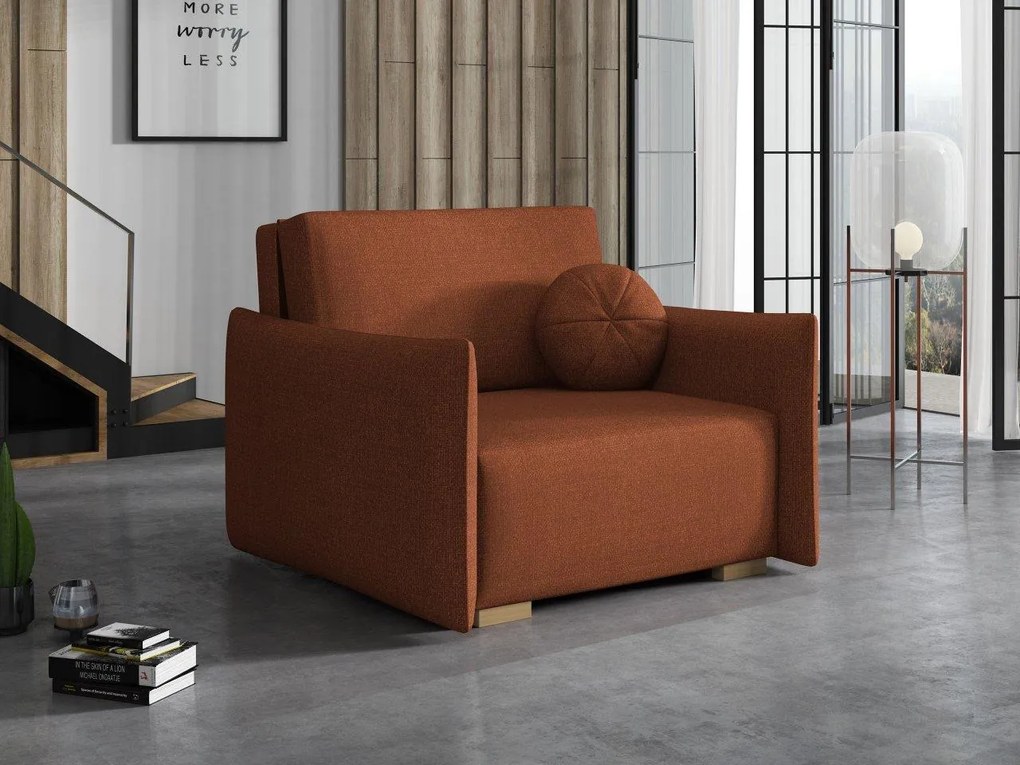 Fotoliu extensibil Clovea Glov I (Portocaliu) (cu sp. depozitare). Promo -16%. 1105659