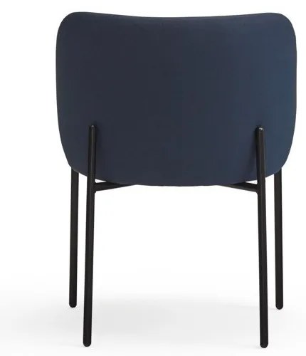 Set de scaune de sufragerie albastru închis 2 buc. tapițat Mogi – Teulat