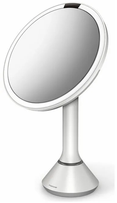 Oglindă Simplehuman cu luminozitate reglabilă Dual LED, alb