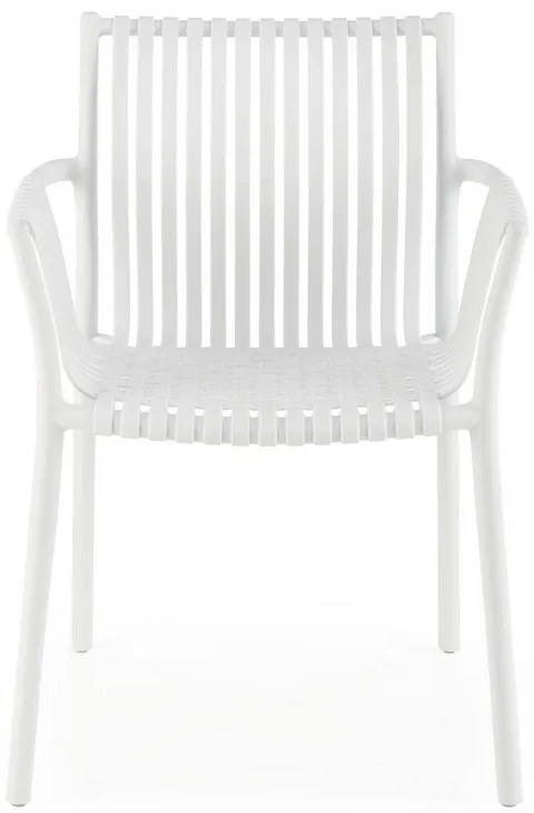 Scaun de bucaterie Lamar, alb