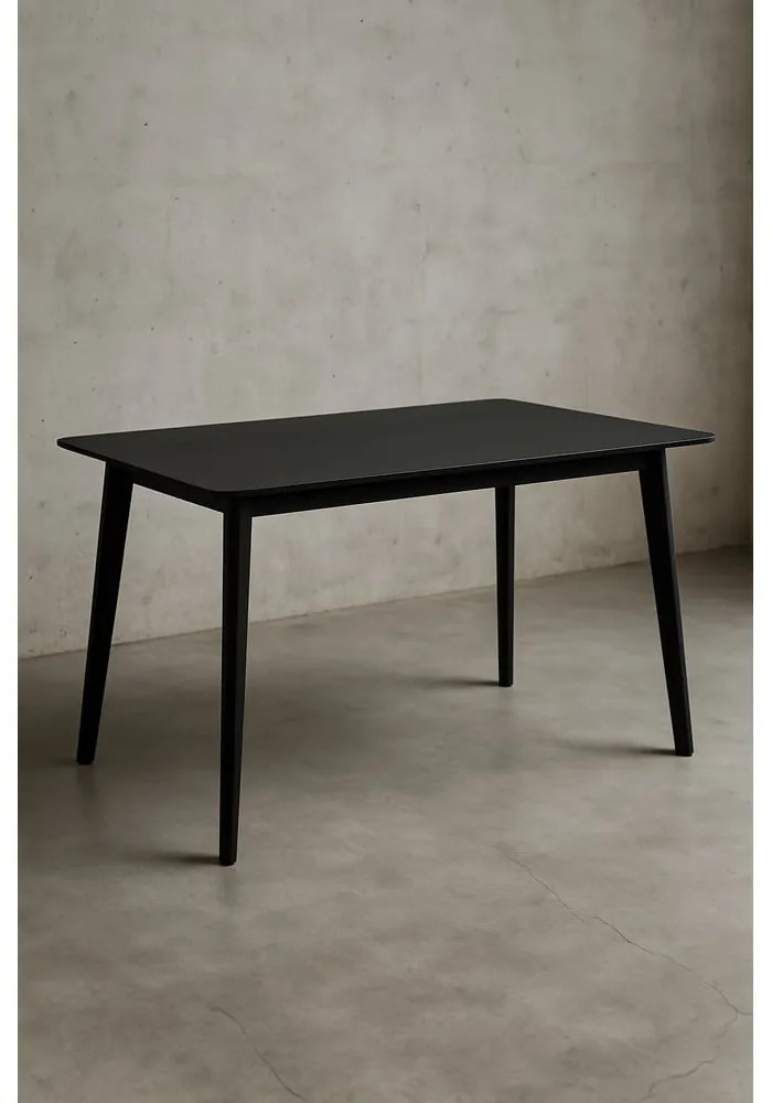 Masă de dining cu blat negru 70x120 cm Vojens – Bonami Essentials