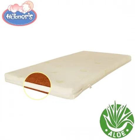 Saltea pentru copii Cocos Burete Cocos cu Aloe Vera 120x60x6 cm