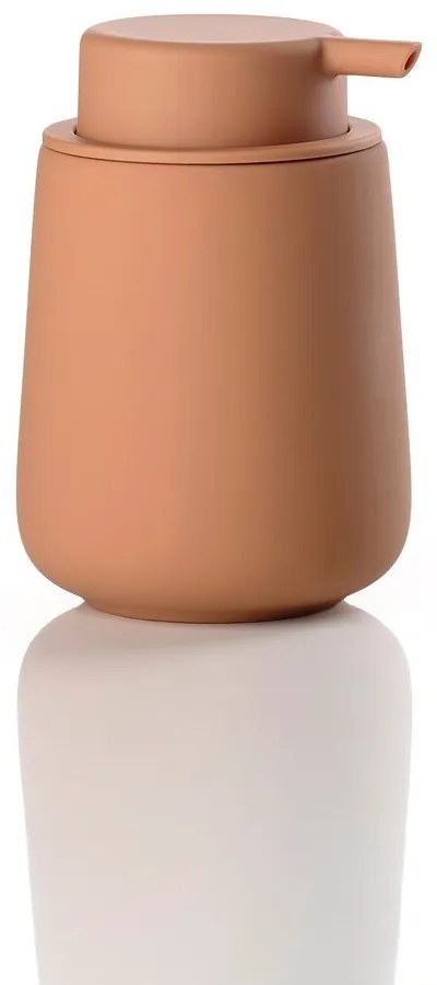 Dozator de săpun lichid portocaliu din gresie ceramică 250 ml Nova One – Zone