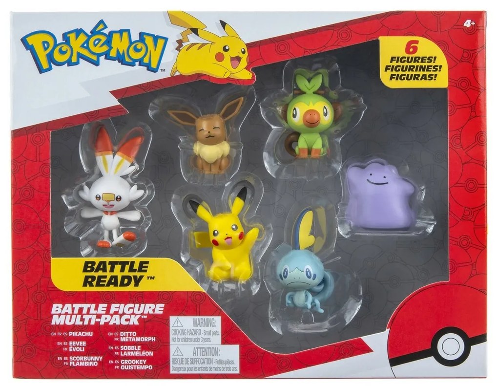 Set de figurine Pokémon, 6 buc