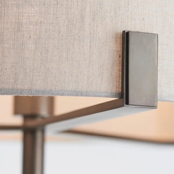 Lampadar Endon 72634 HAYFIELD 1xE27/40W/230V maro/gri