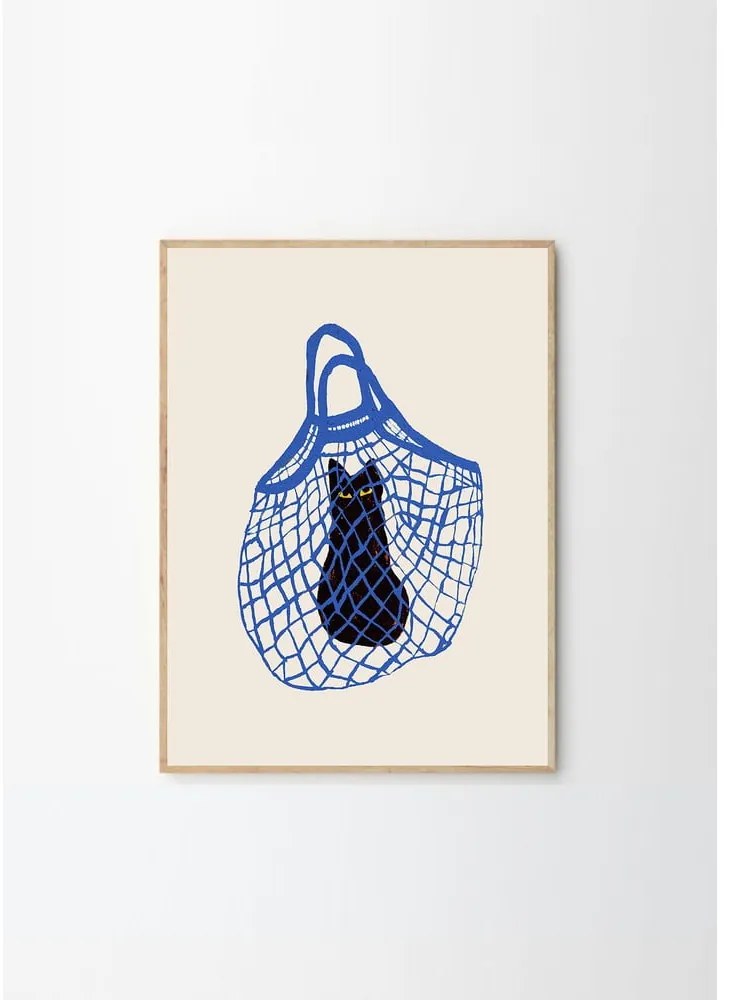 Poster 30x40 cm The Cat’s In The Bag – Chloe Purpero Johnson – The Poster Club