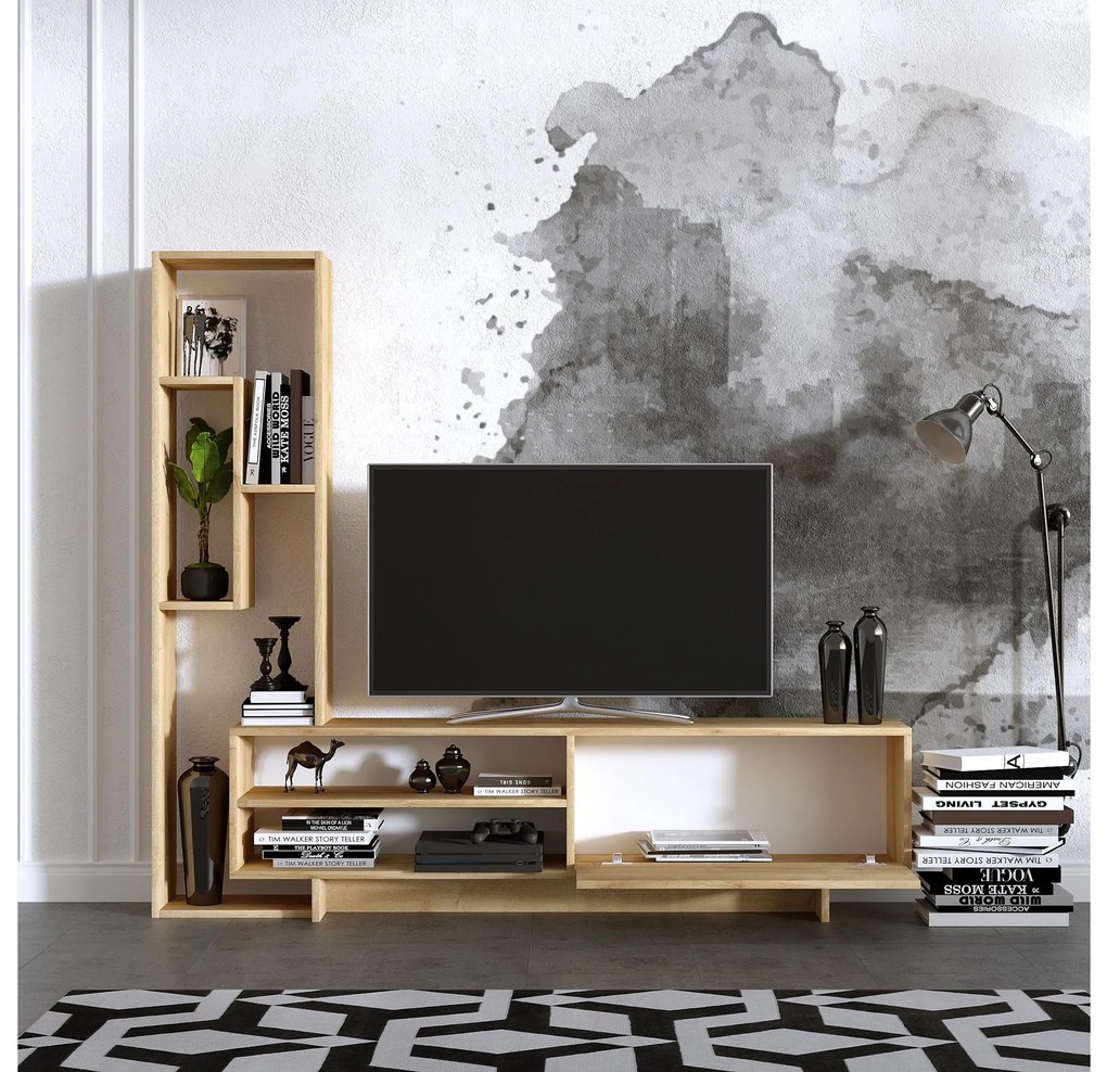 Mobilier living Milasi 2 (stejar zafir) . 1095618