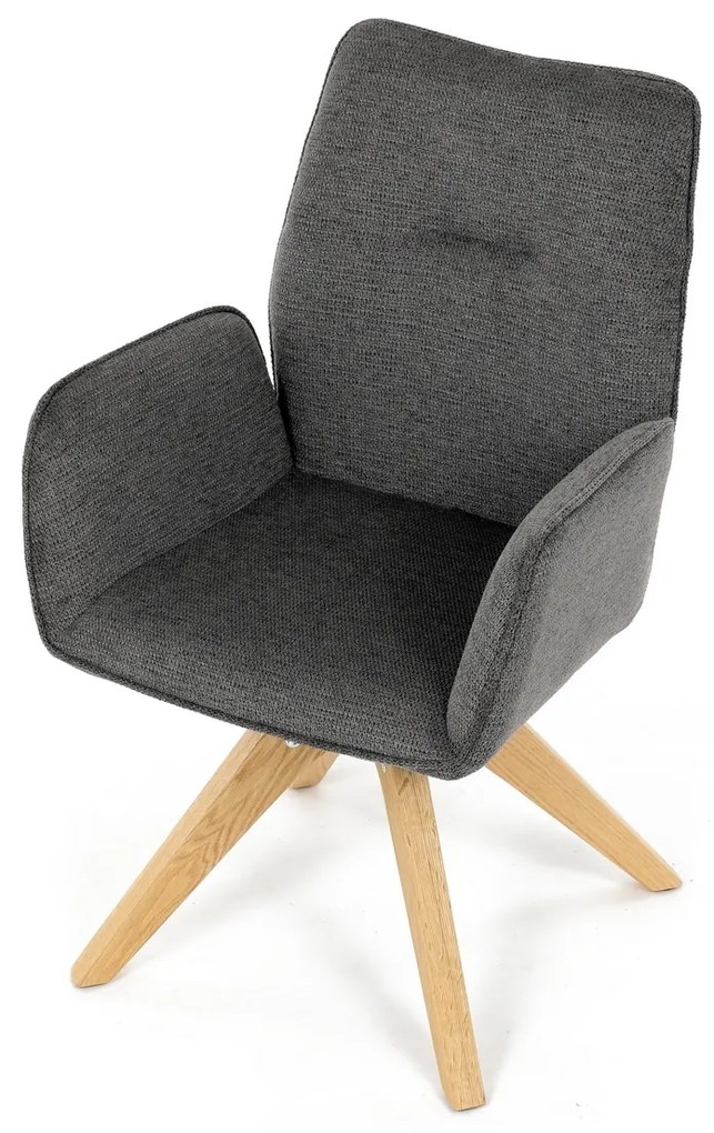 Scaun de sufragerie DCH-C2148 GREY2 cu materialimpermeabil
