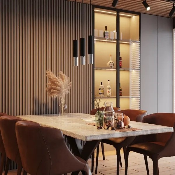 Lustră pe cablu LOOPEZ 3xGU10/40W/230V neagră/crom Sollux SL.0942