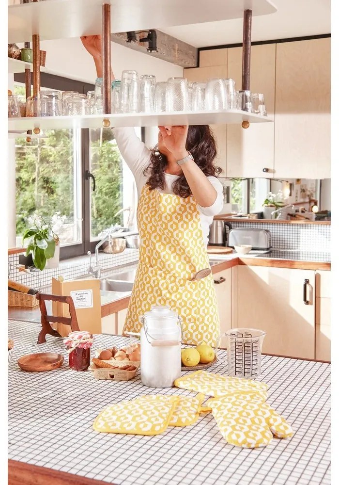 Mănuși de bucătărie 2 buc. din bumbac Geo – Tiseco Home Studio