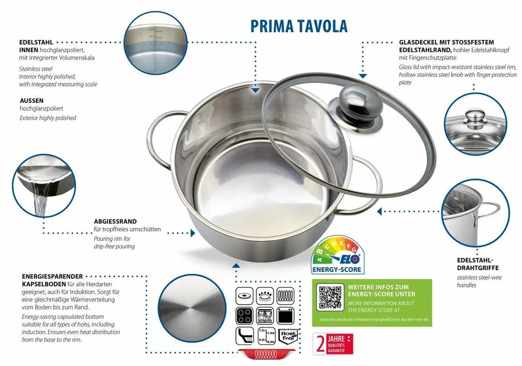 Elo 22820 Set de bază din 20 de piese Prima Tavola