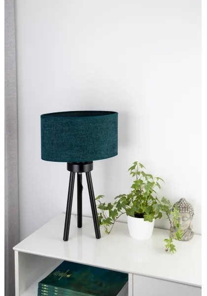 Lampă de masă Duolla OVAL 1xE27/15W/230V d. 30 cm verde