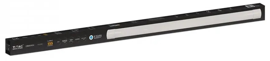 Corp de iluminat liniar cu LED cip SAMSUNG 38W, 5900lm, V-TAC, 150cm, lumina naturala