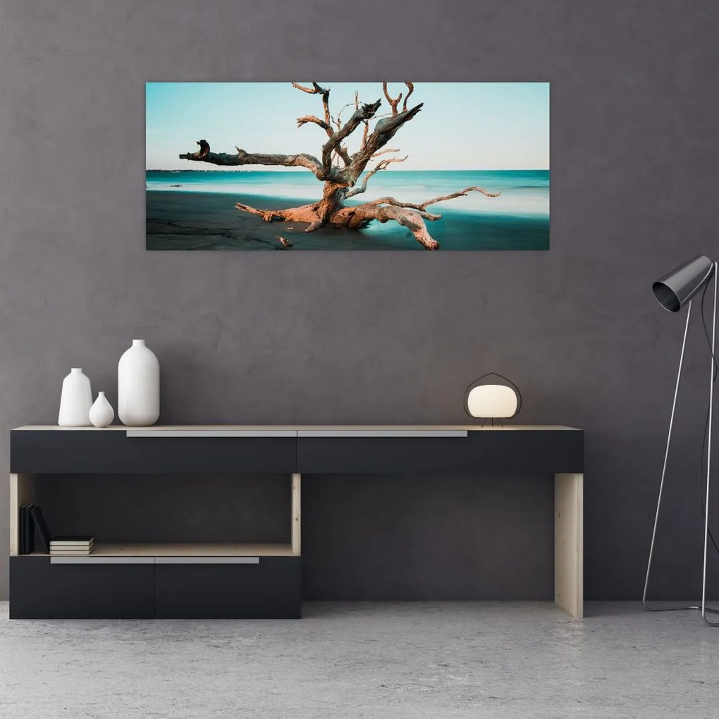 Tablou - Debarcare pe plaja (120x50 cm)