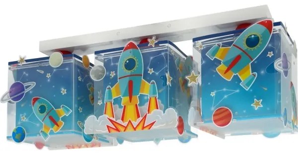 Plafonieră pentru copii ROCKET 3xE27/15W/230V Dalber 63353