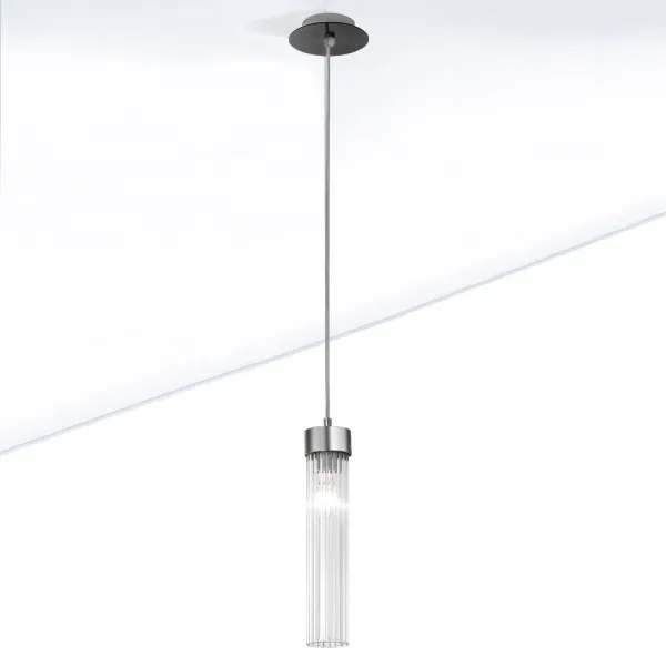 Lustră pe cablu Kolarz 6009.30160 RAGGIO 1xE14/25W/230V crom mat