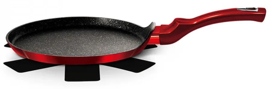 Tigaie de clatite 25 cm Black Burgundy Metallic Line Berlinger Haus BH 1666N