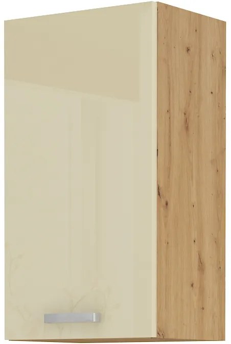 Dulap superior de bucătărie Arryn 40 G-72 1F (stejar artisan + crem lucios). 1024732