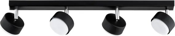 Brilagi - Spot LED RGB reglabil MONO 4xGX53/14W/230V Wi‑Fi Tuya negru