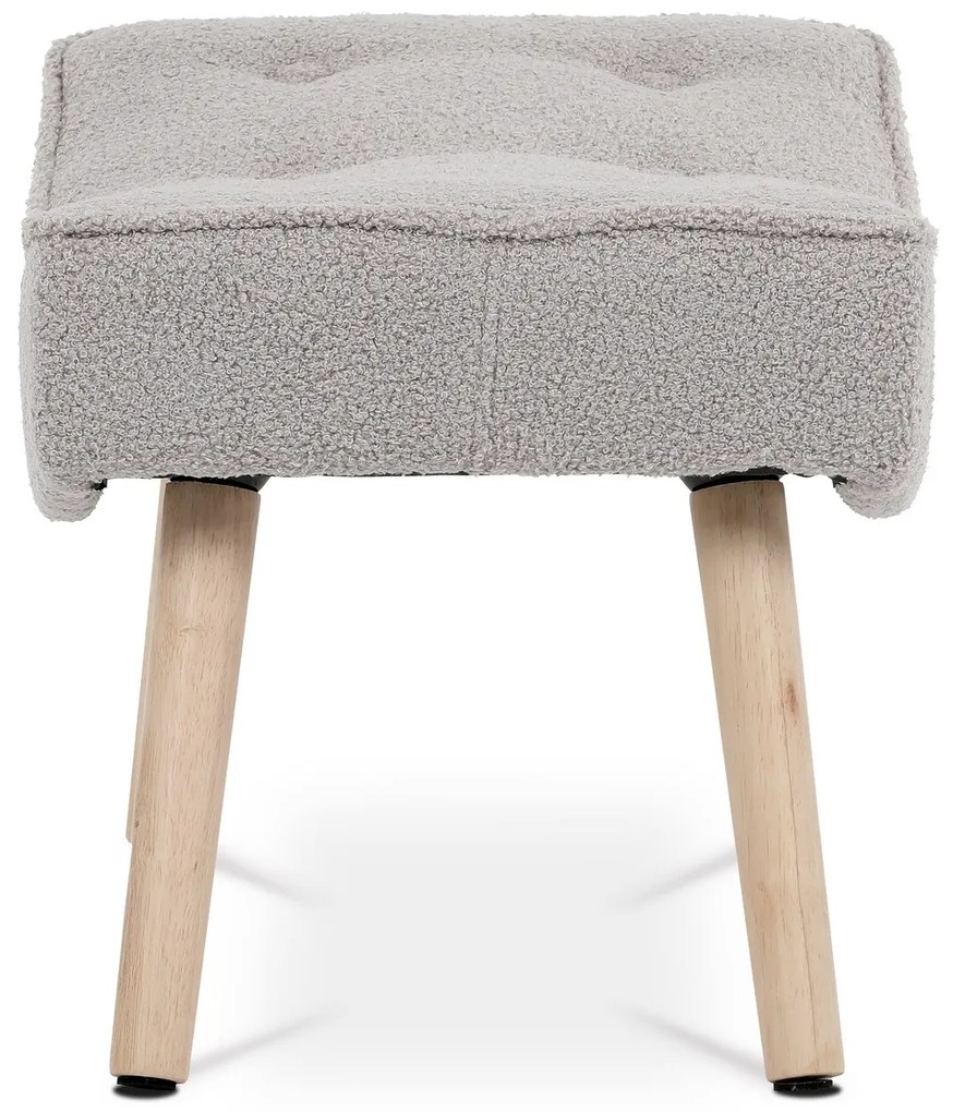 Taburet Bouclé GREY2, gri